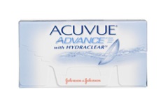 2 týdenní kontaktní čočky Acuvue Advance Acuvue Advance 14 denní čočky