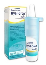 Hyal Drop zvlhčující kapky na čočky Kapky Hyal-Drop