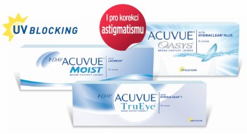 acuvue kontaktní čočky